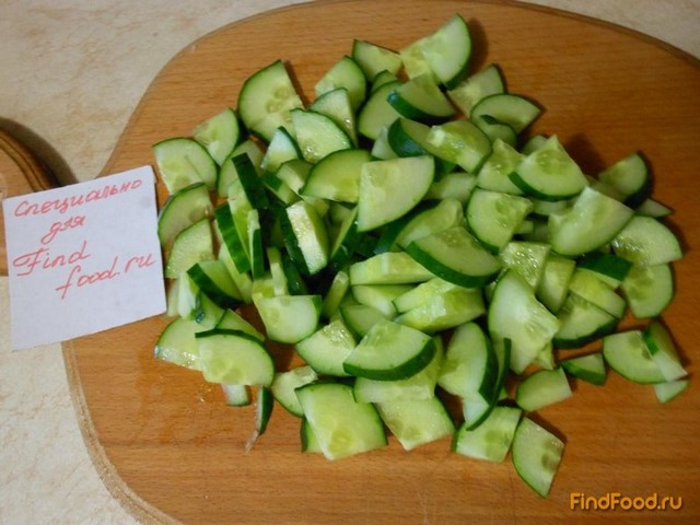 Весенний салат Калейдоскоп с овощами рецепт с фото 4-го шага 
