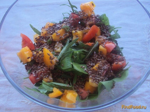 Салат с руколой и помидорами рецепт с фото 6-го шага 