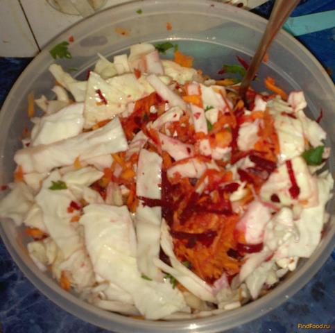 Овощной салат рецепт с фото 6-го шага 