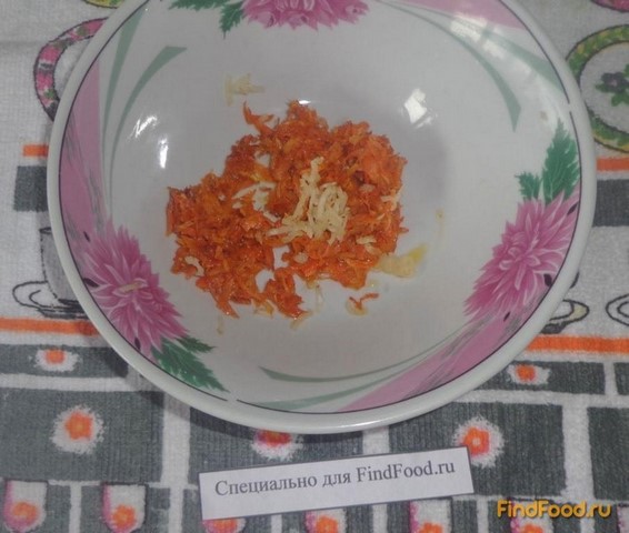 Салат с курицей и морковью рецепт с фото 4-го шага 
