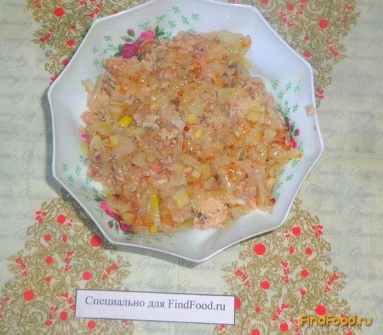 Салат со свеклой луком и тунцом рецепт с фото 6-го шага 