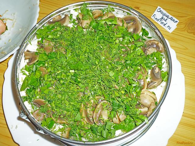 Салат-торт овощной слоеный рецепт с фото 19-го шага 