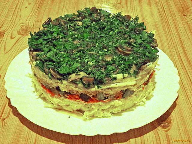 Салат-торт овощной слоеный рецепт с фото 22-го шага 
