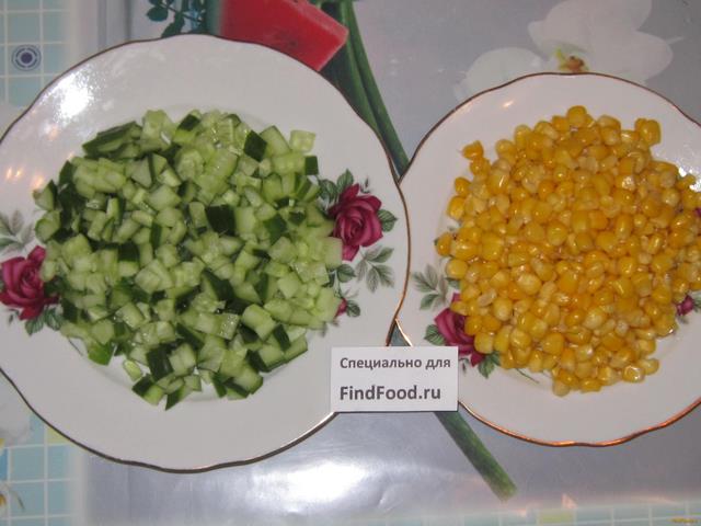 Салат крабовый с капустой рецепт с фото 2-го шага 