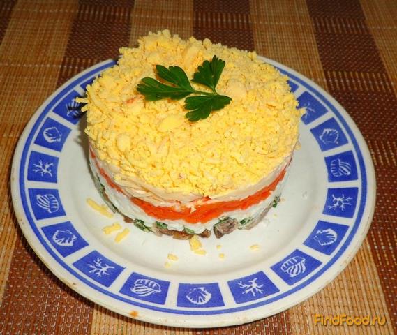 Слоеный салат с сыром и уткой рецепт с фото 17-го шага 