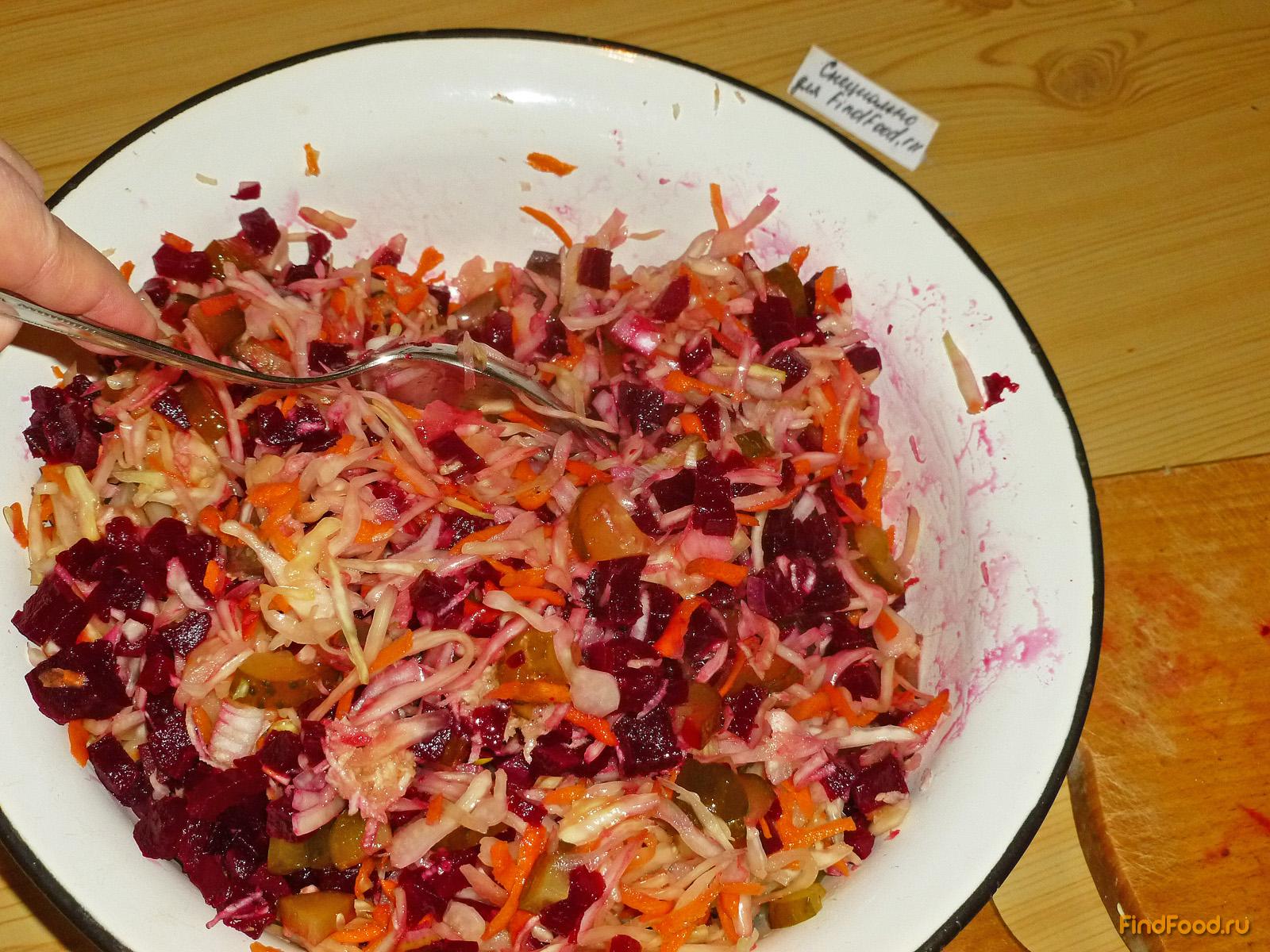 Салат со свеклой и сельдереем рецепт с фото 14-го шага 