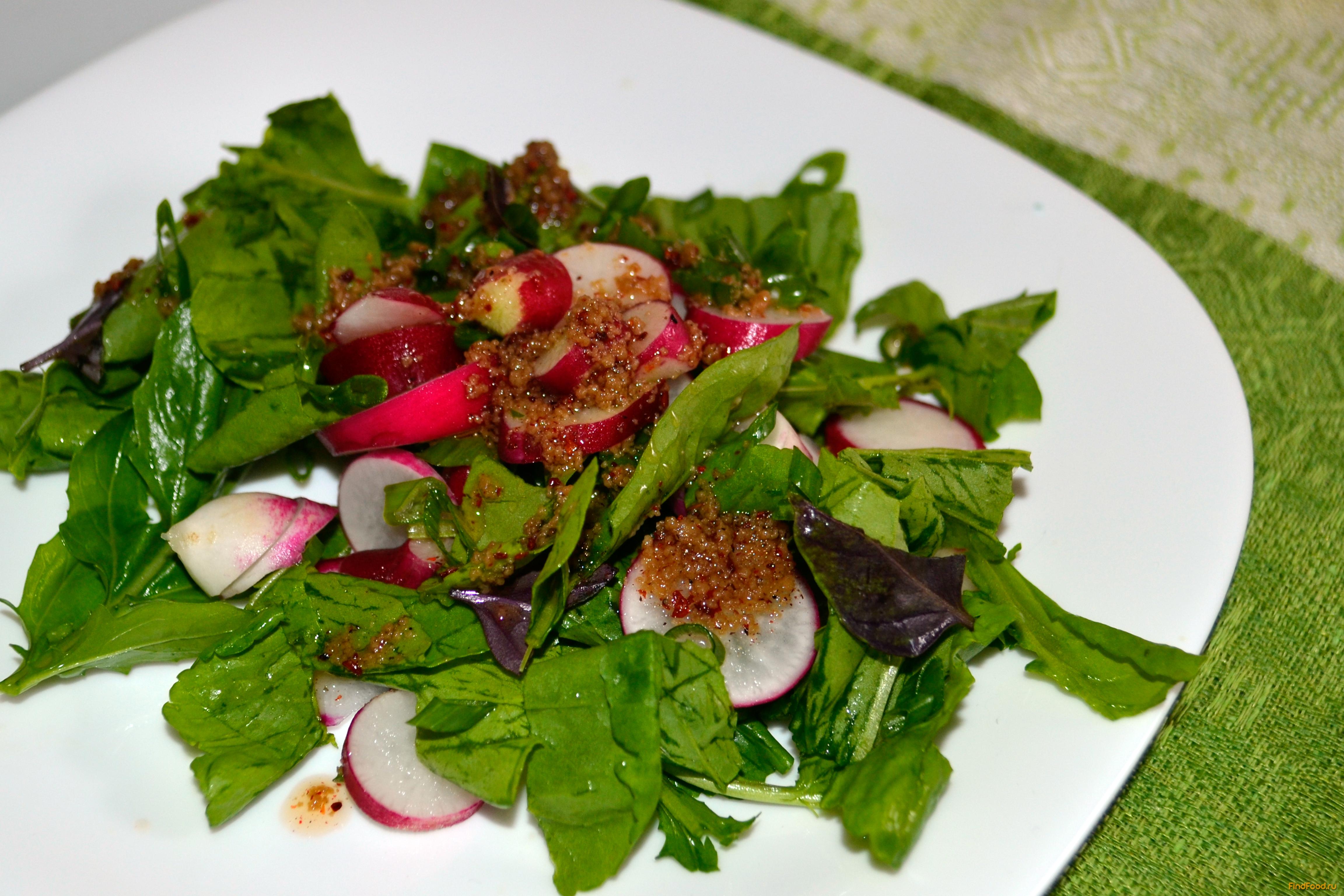Салат из первой зелени и редиски рецепт с фото 12-го шага 