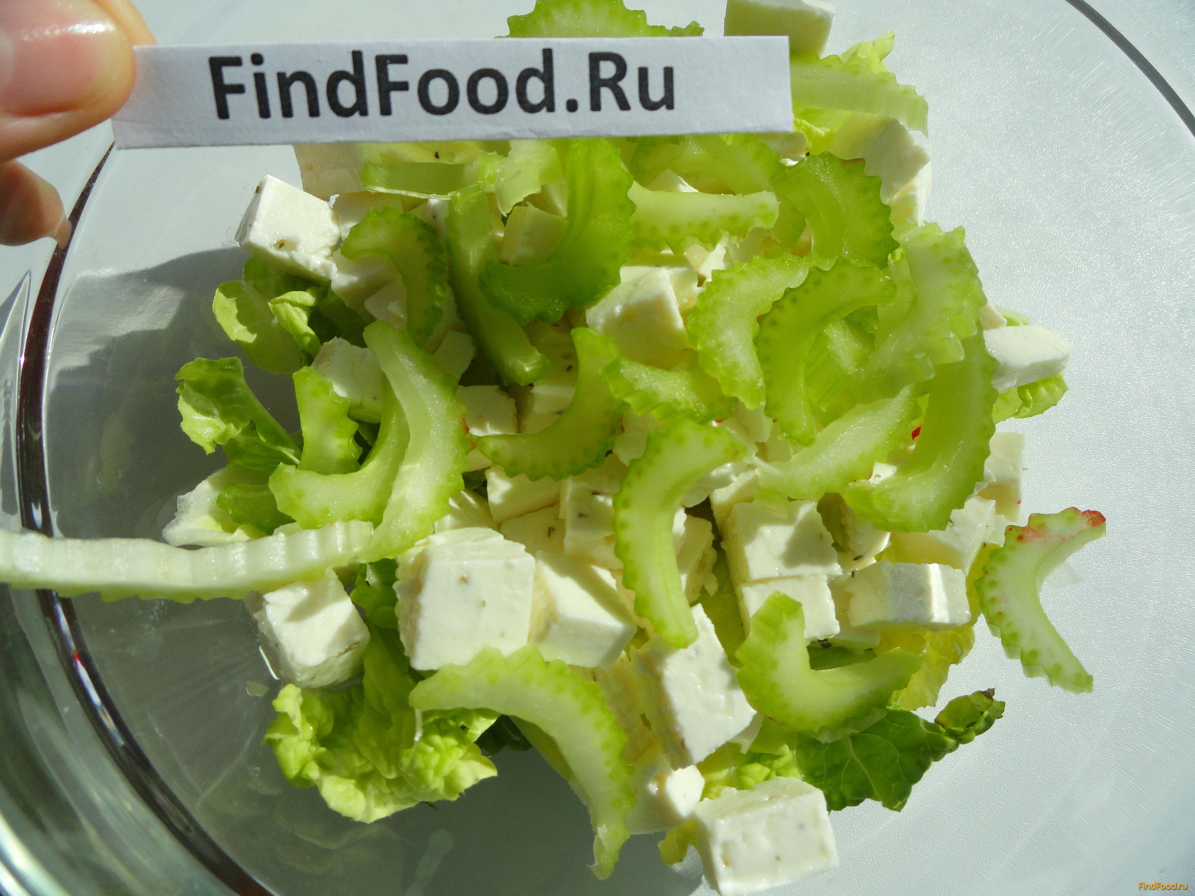 Витаминный салат с адыгейским сыром рецепт с фото 7-го шага 