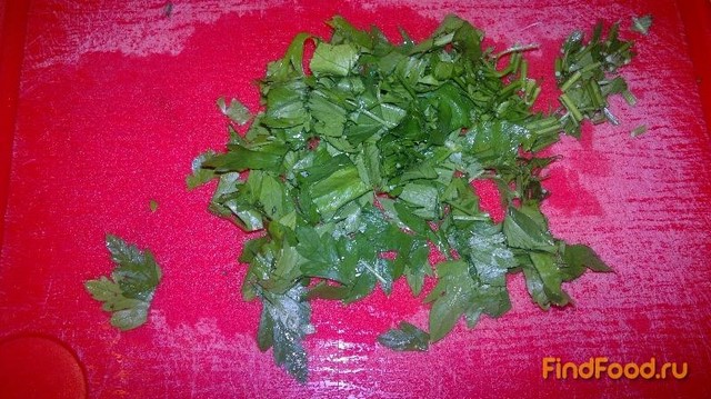 Овощной салат с зеленью рецепт с фото 3-го шага 