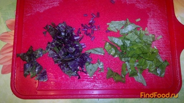 Овощной салат с зеленью рецепт с фото 5-го шага 