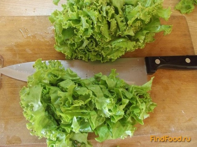 Салат из зелени по-французски рецепт с фото 3-го шага 