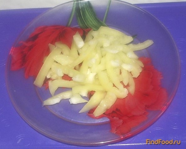 Салат овощной с имбирным соусом рецепт с фото 1-го шага 