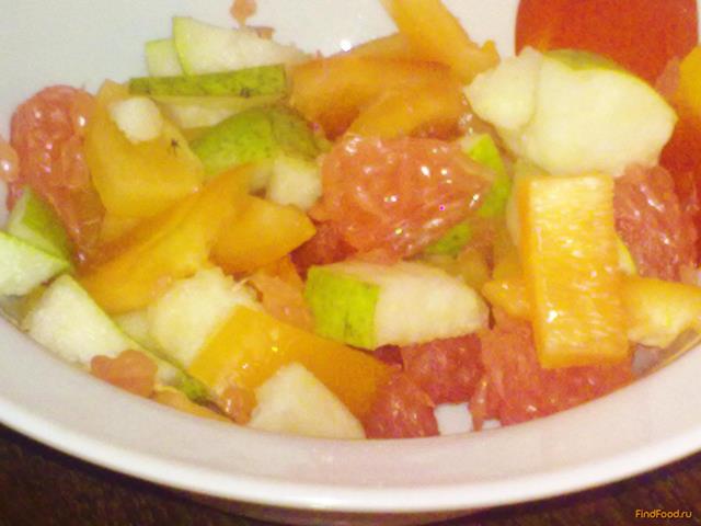 Салат с грушей и грейпфрутом рецепт с фото 4-го шага 