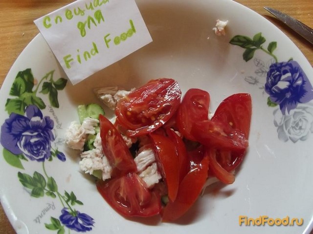 Салат с печеным болгарским перцем и помидорами рецепт с фото 3-го шага 
