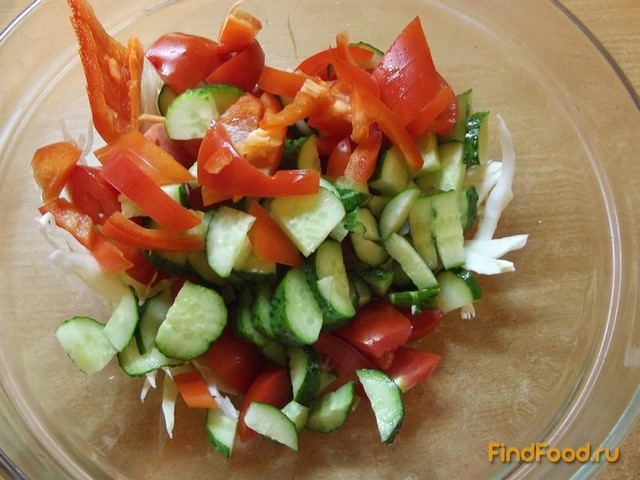 Капустный салат рецепт с фото 5-го шага 