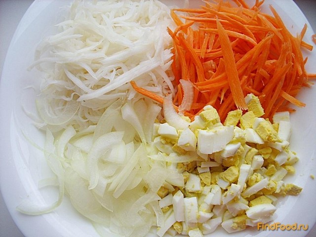 Салат с дайконом и морковью рецепт с фото 3-го шага 