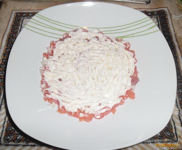 Нежный салат с семгой рецепт с фото 3-го шага 