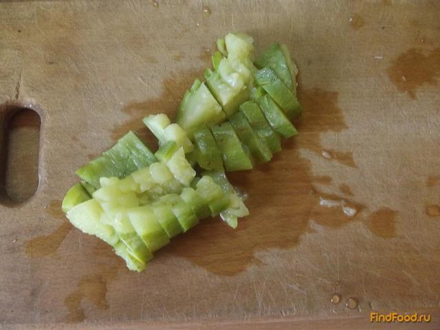 Сытный овощной салат рецепт с фото 2-го шага 
