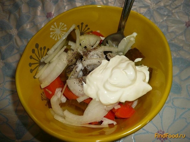 Картофельный салат с огурцами и морковью рецепт с фото 10-го шага 