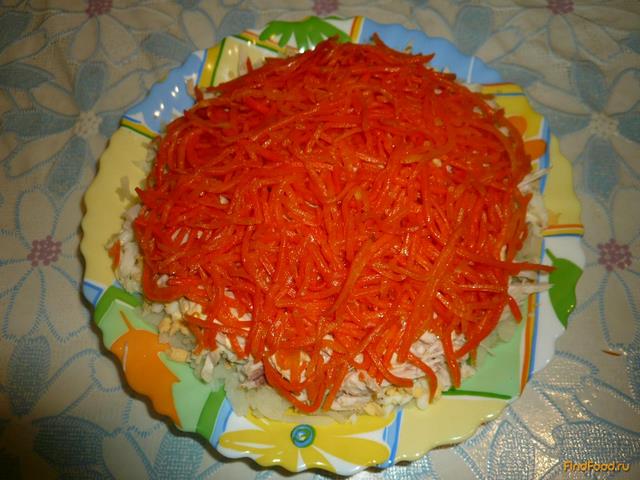 Салат из куриного мяса с морковью по-корейски рецепт с фото 12-го шага 