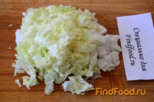 Овощной салат с яйцом рецепт с фото 3-го шага 