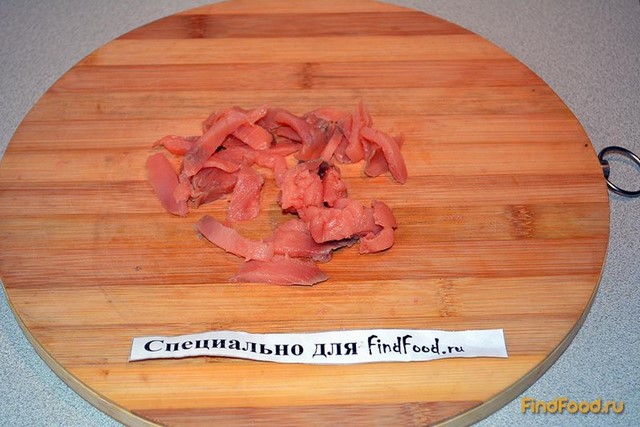 Рыбный салат Рандеву рецепт с фото 3-го шага 
