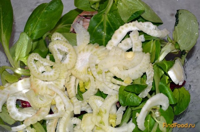 Овощной салат с фенхелем и апельсином рецепт с фото 3-го шага 