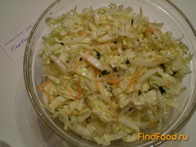 Капустный салат с кунжутом рецепт с фото 6-го шага 