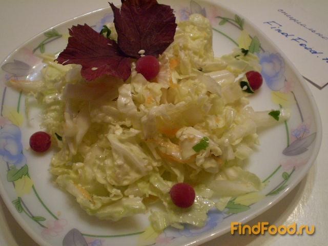 Капустный салат с кунжутом рецепт с фото 7-го шага 