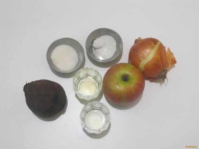 Салат со свеклой и яблоком рецепт с фото 1-го шага 