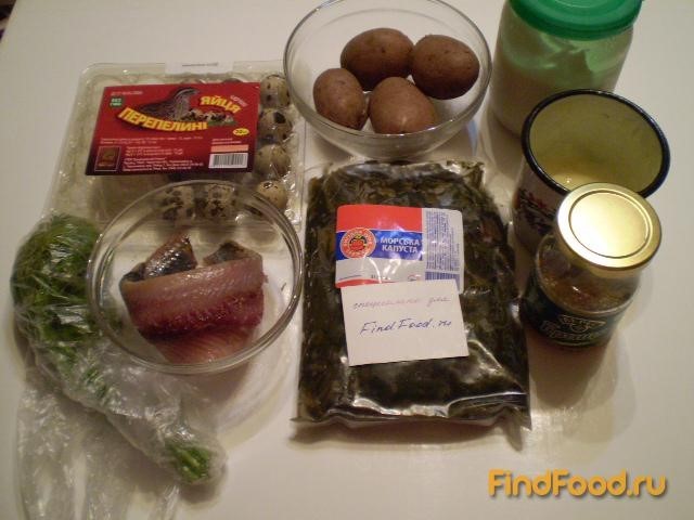 Салат с морской капустой и перепелиными яйцами рецепт с фото 1-го шага 