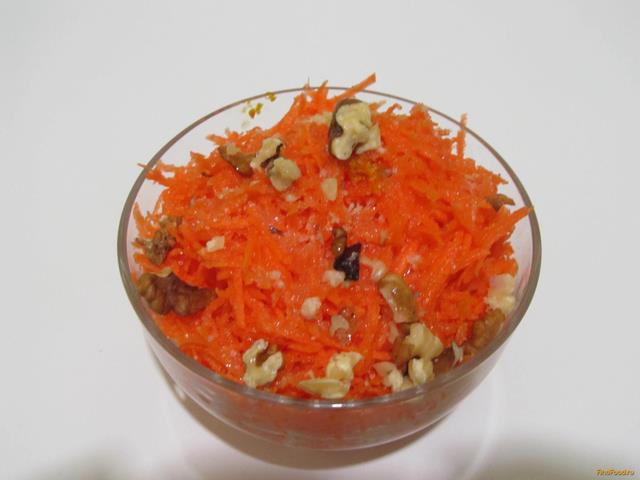 Морковный салат с апельсином рецепт с фото 5-го шага 
