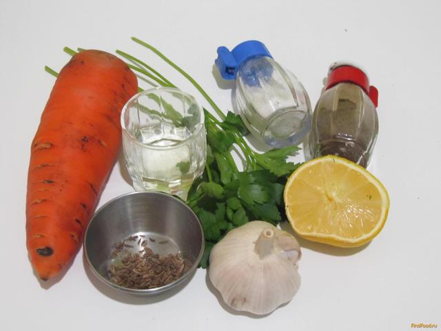 Салат морковный с петрушкой рецепт с фото 1-го шага 