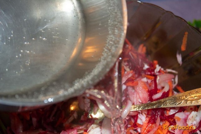Салат овощной по-гурийски рецепт с фото 9-го шага 