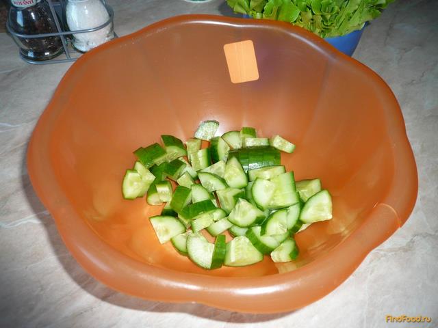 Диетический овощной салат рецепт с фото 2-го шага 