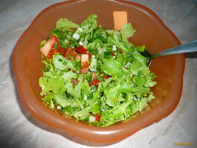 Диетический овощной салат рецепт с фото 6-го шага 