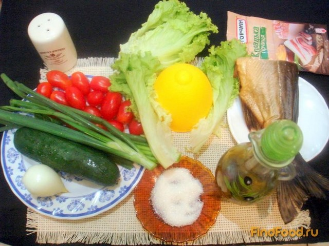 Салат из горбуши рецепт с фото 1-го шага 