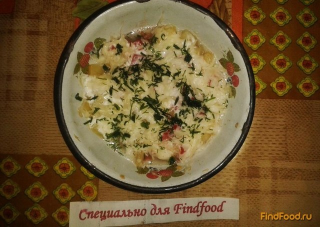 Теплый салат из овощей рецепт с фото 4-го шага 