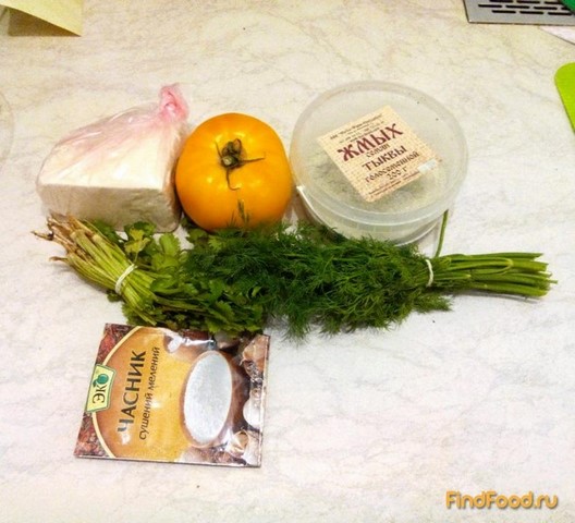 Легкий салат с овечьей брынзой рецепт с фото 1-го шага 