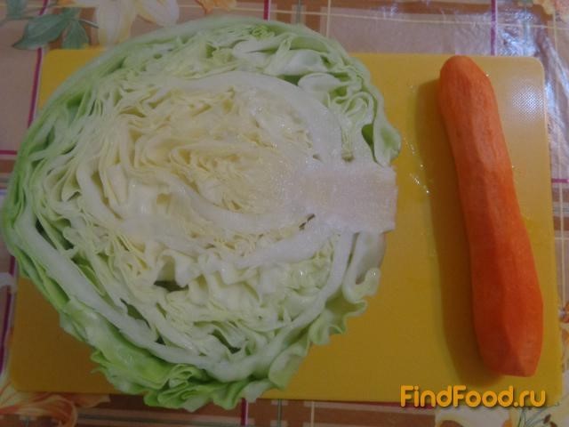 Салат из свежей белокочанной капусты рецепт с фото 1-го шага 