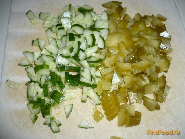 Салат с морской капустой и кукурузой рецепт с фото 4-го шага 