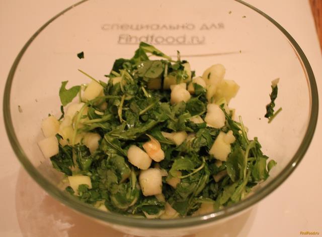 Фруктовый салат с клубничной заправкой рецепт с фото 5-го шага 