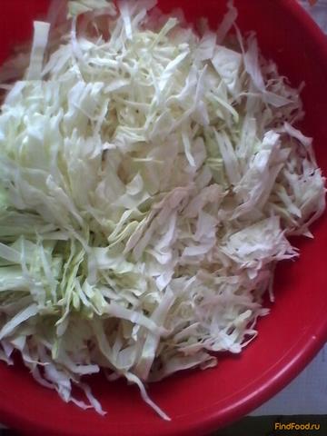Салат из капусты долгого хранения рецепт с фото 1-го шага 