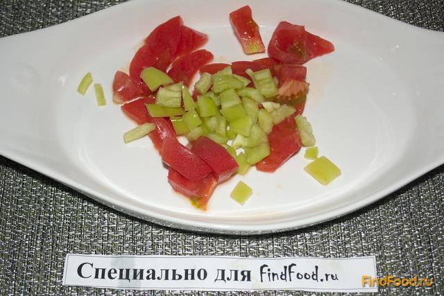 Салат овощной с шариками из феты рецепт с фото 2-го шага 