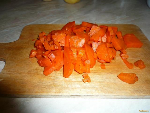 Винегрет из запеченых овощей рецепт с фото 5-го шага 