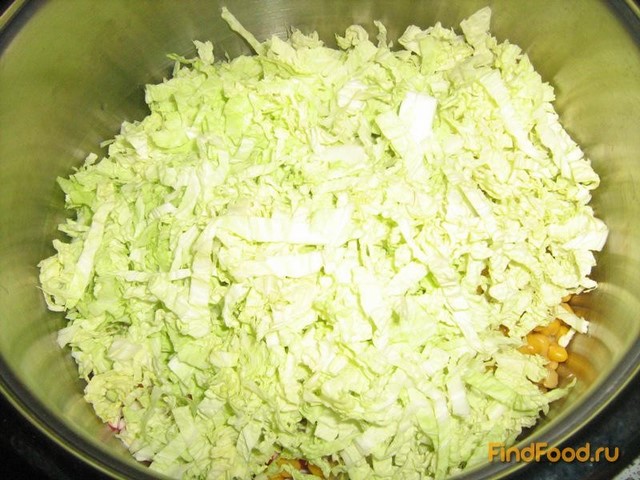 Салат из пекинской капусты рецепт с фото 2-го шага 