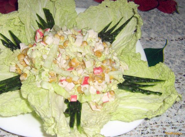 Салат из пекинской капусты рецепт с фото 3-го шага 