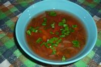 Постный суп со свеклой и белой фасолью в мультиварке рецепт с фото
