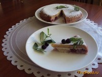 Кукурузный пирог с вишнями в мультиварке рецепт с фото