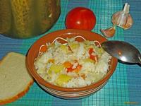 Рис с кабачками и капустой в мультиварке рецепт с фото